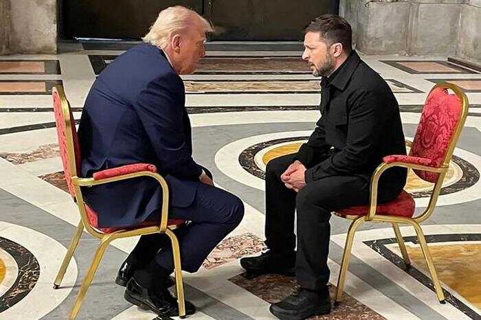 Зеленский в Риме призвал Трампа не выходить из мирного процесса