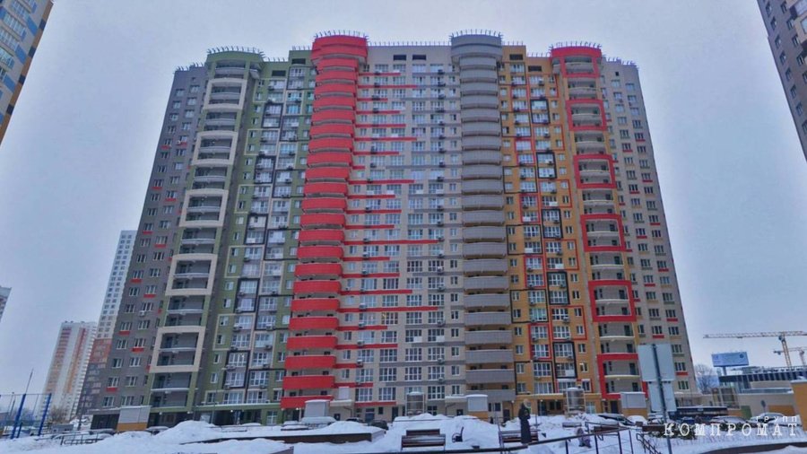 Новостройка, где Гасан Гасангаджиев недавно приобрёл три квартиры.